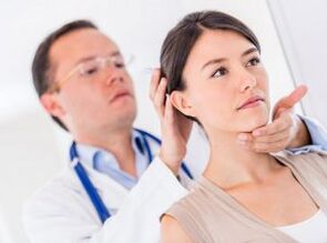 Diagnosis of cervical amchondrosis at a neurologist