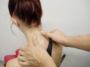 Massage to treat and prevent osteochondrosis of the cervix