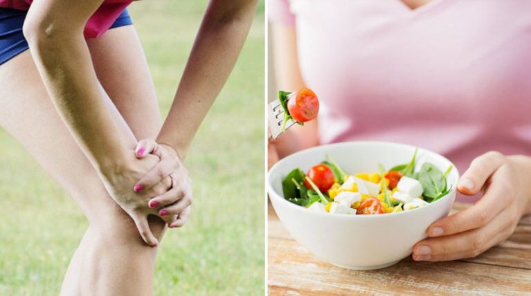 vegetable salad for knee inflammation